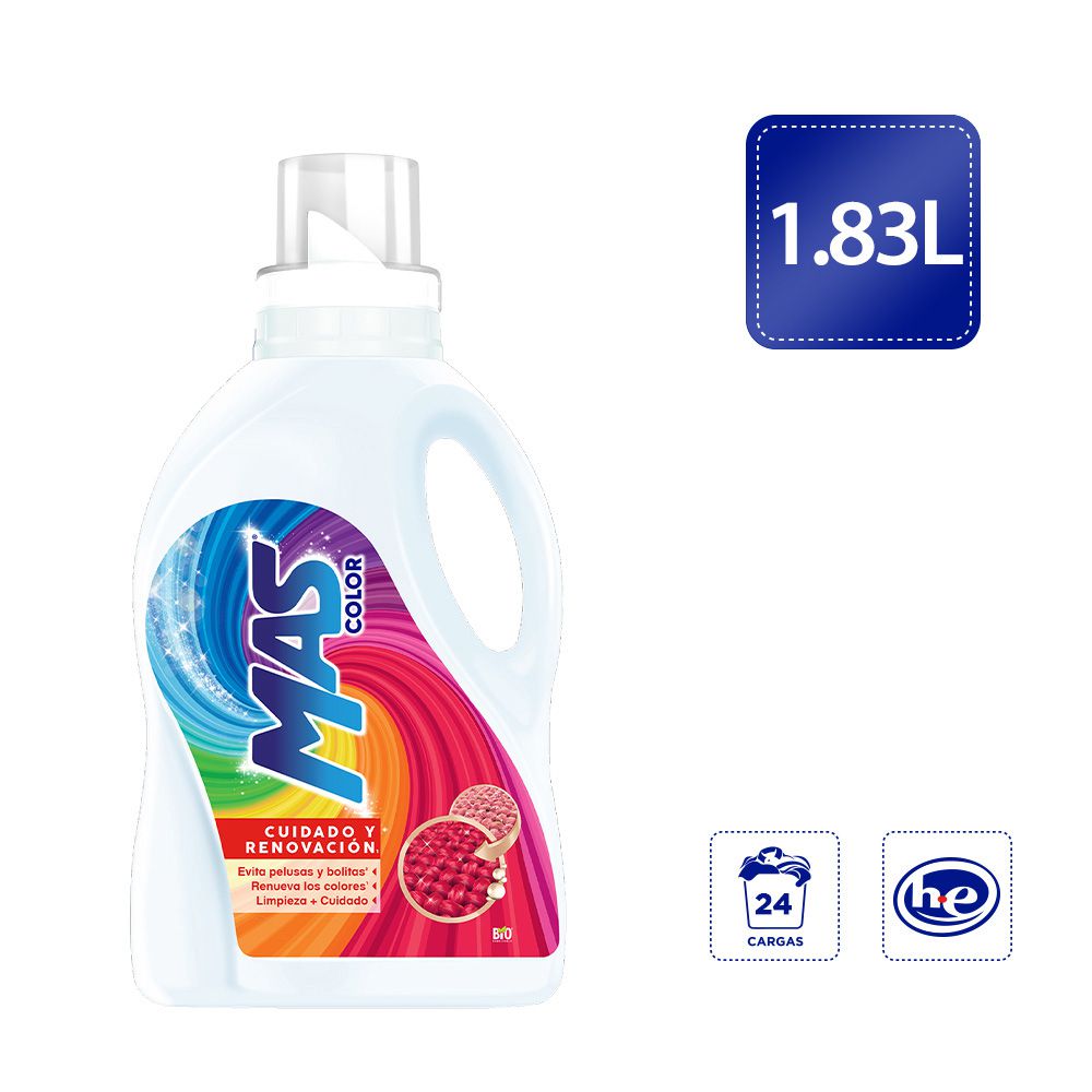 Detergente MAS líquido ropa color (1830  ml) img #1