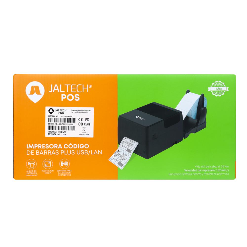 Impresora Codigo De Barras Plus Jaltech Usb/ Lan img #5