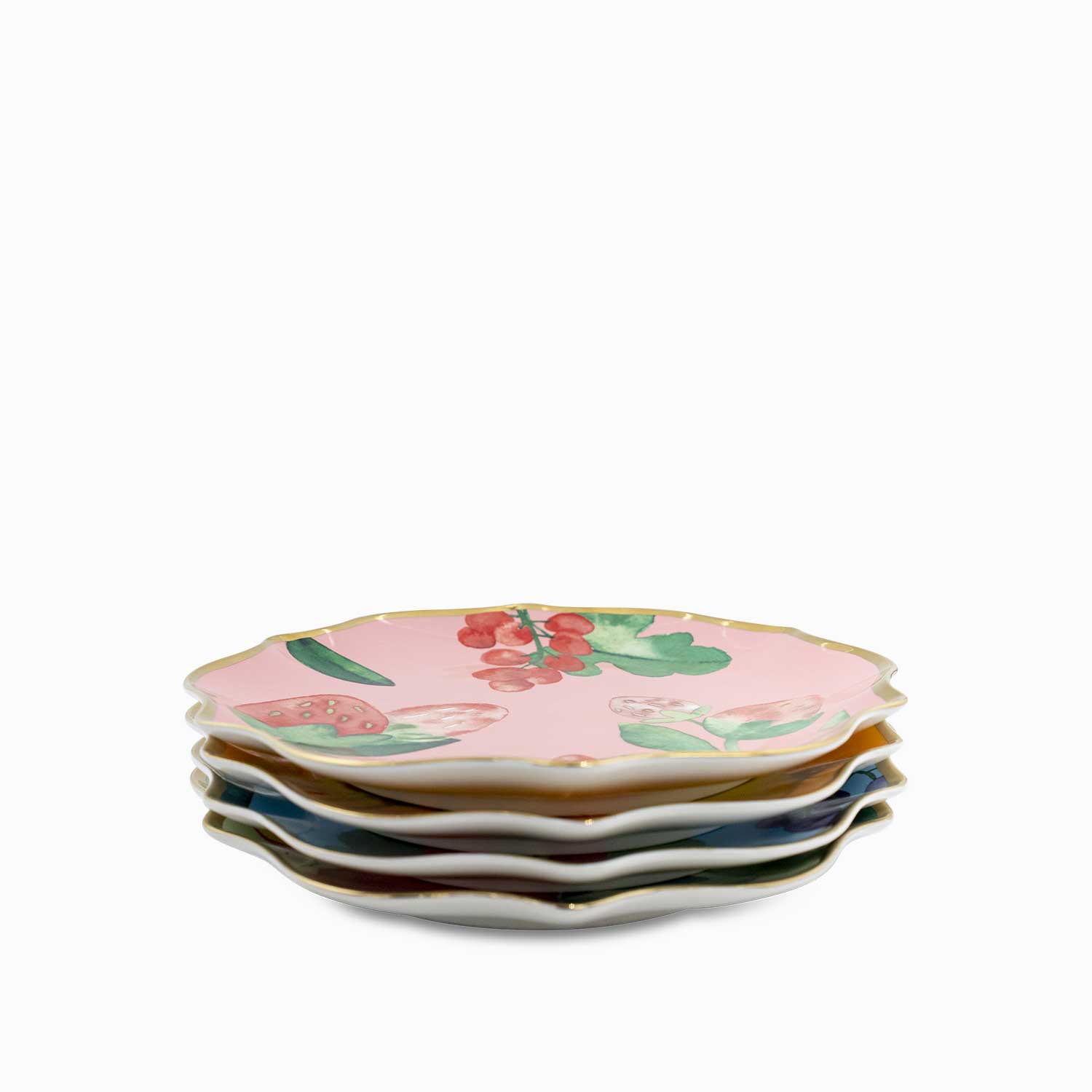 Plato principal Frutal 27cm set x4 img #2