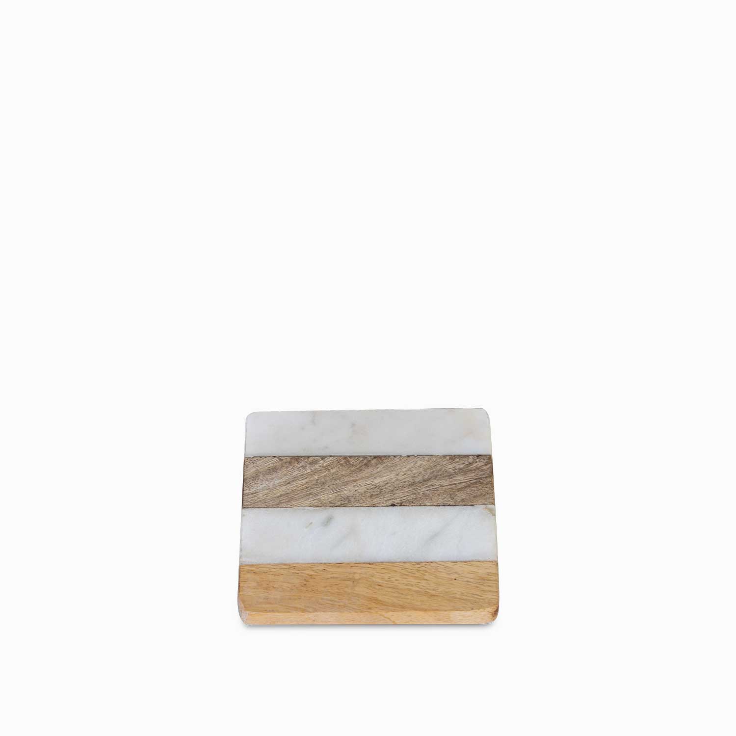 Portavasos rayas marmol madera img #1