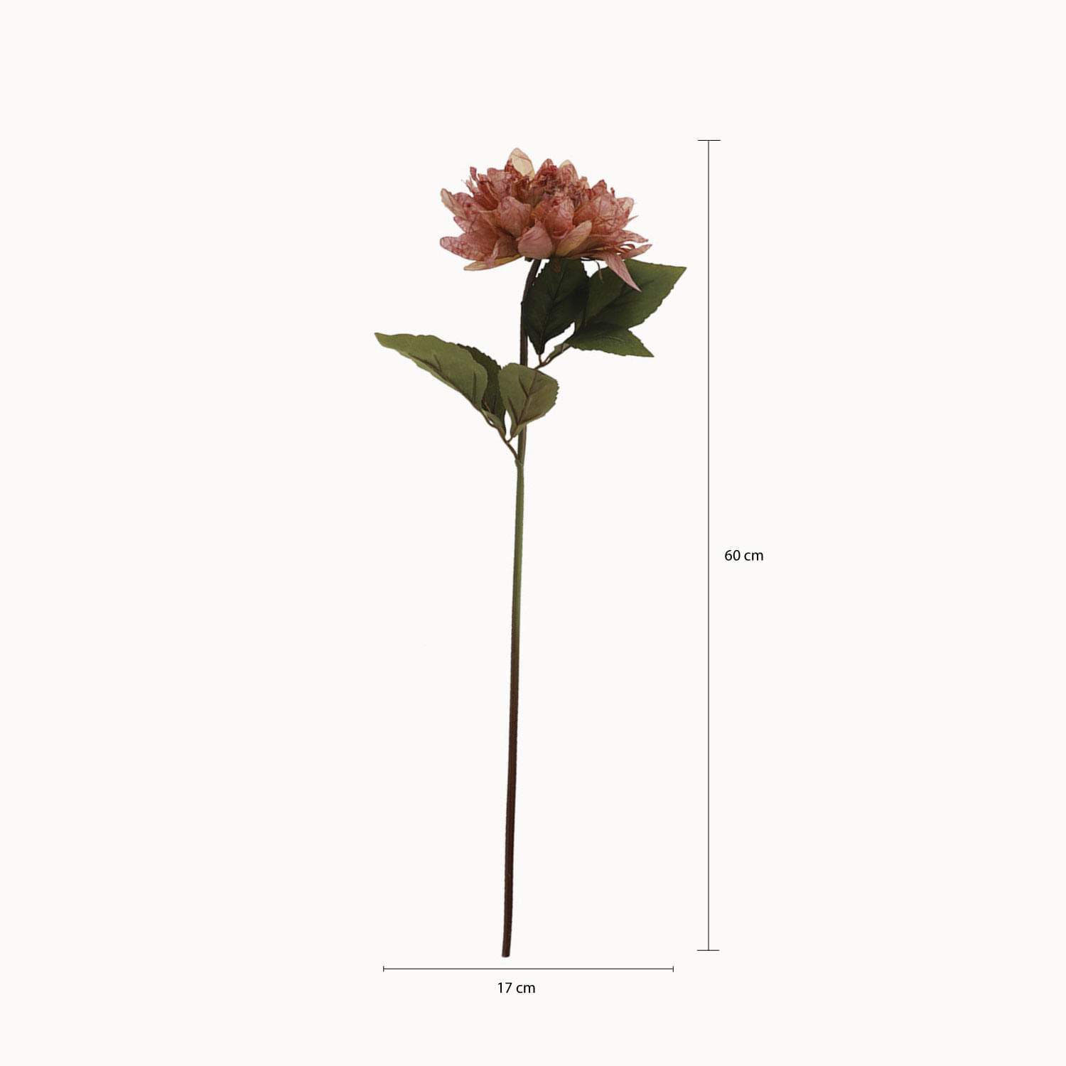 Flor rosa 60cm img #3
