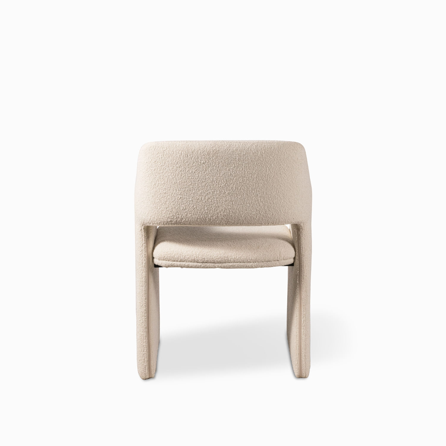 Silla comedor brazos yates beige boucle 79x59x57 img #7