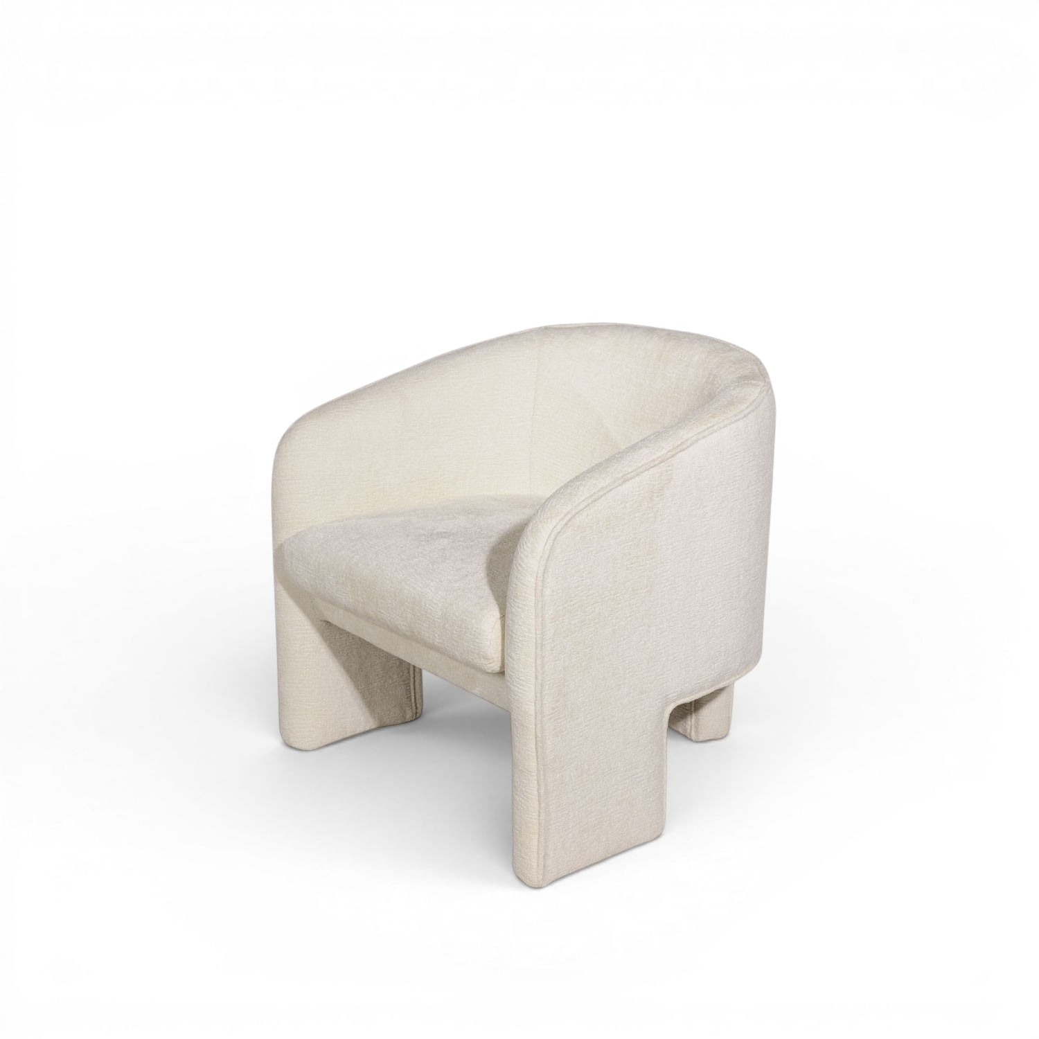 Poltrona Trípode beige boucle 74x74x71cm img #1