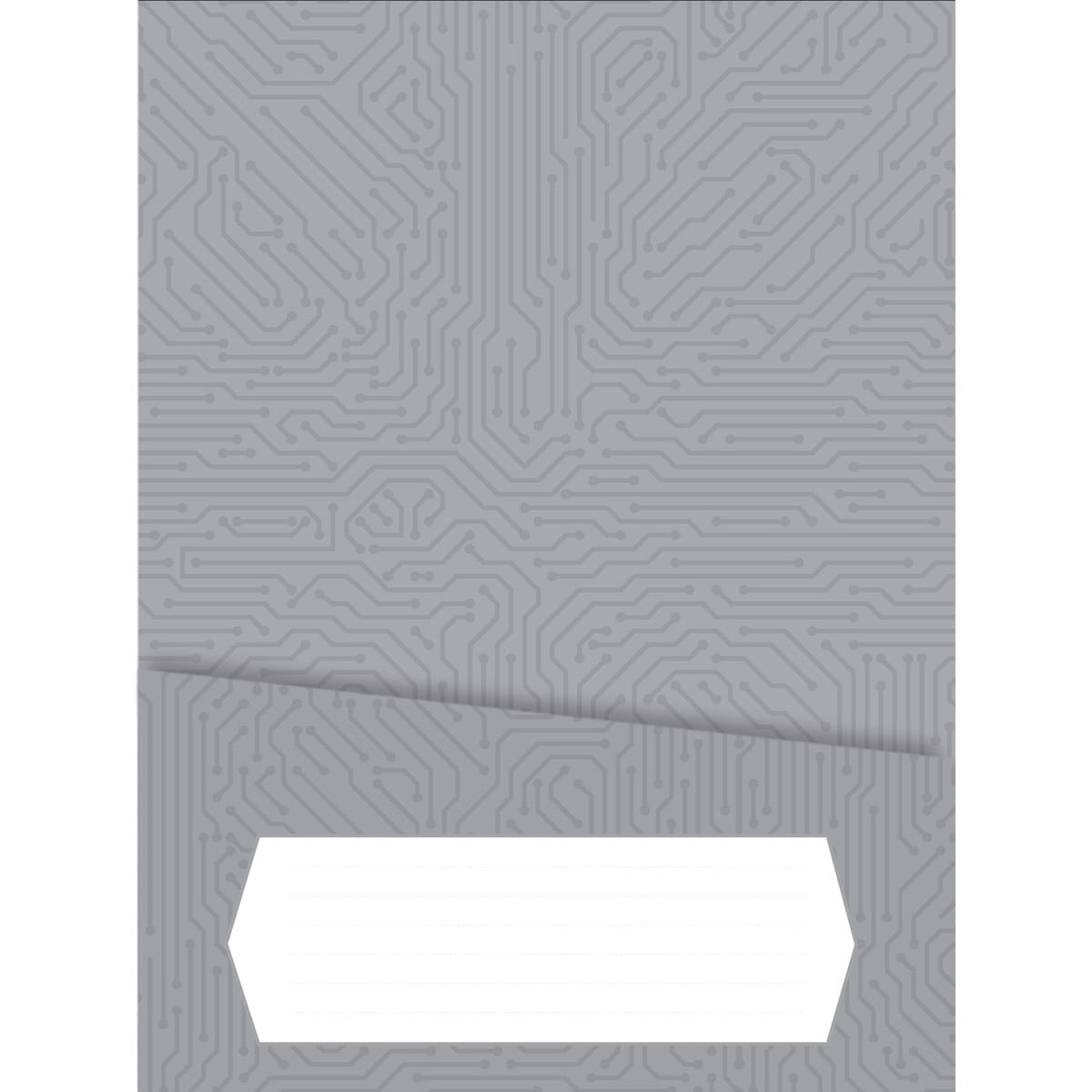 Cuaderno Argollado Grande Multimaterias Solid Colors Circuito Electrónico img #3