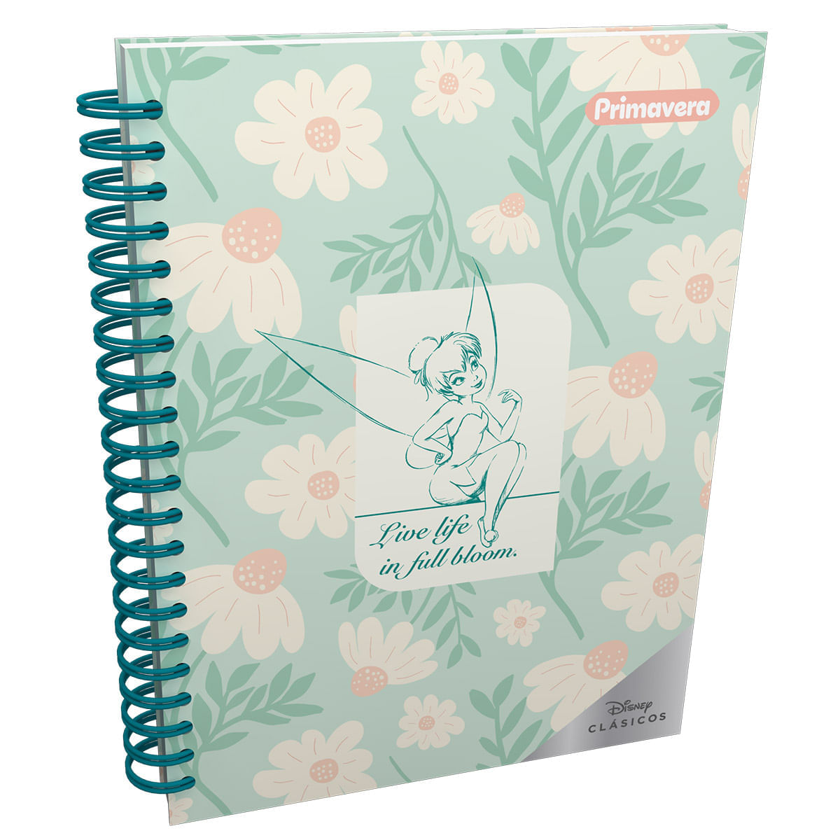 Cuaderno Argollado Grande Multimaterias Tinkerbell Live Life img #1