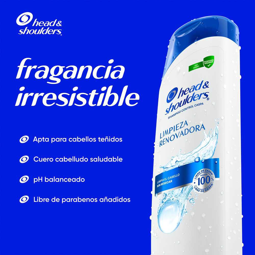 Shampoo H&S limpieza renovadora (180  ml) img #2