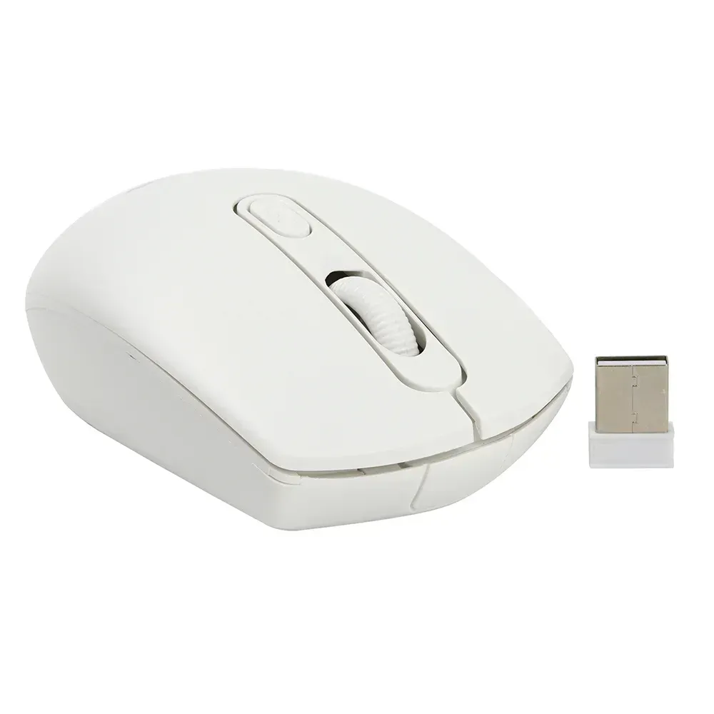 Mouse Inalámbrico Basik Tech BSK-T2 Blanco img #3