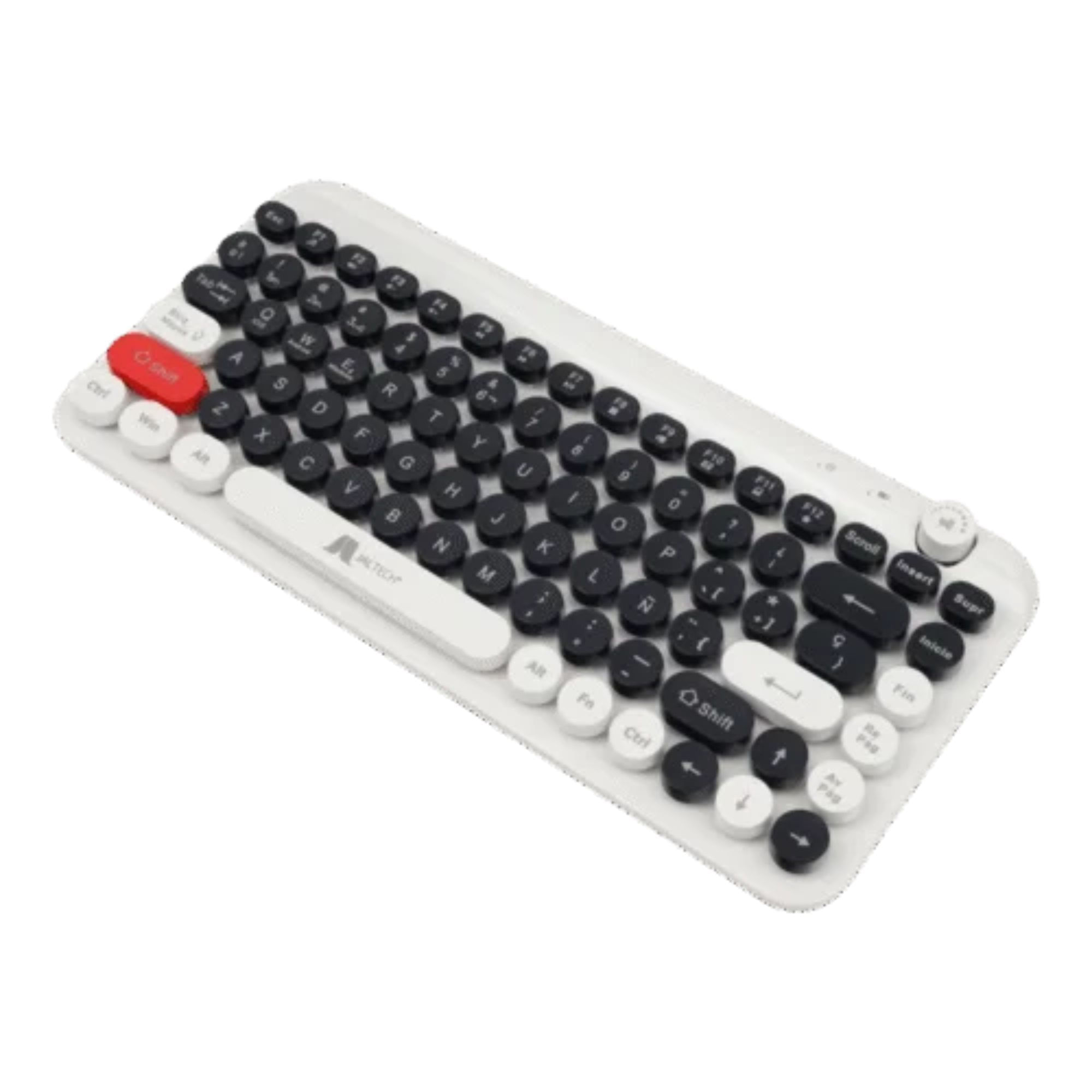 Teclado Inalámbrico 2.4g + Bt – C500 Blanco 1173100 img #4