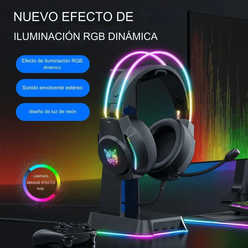 Audifonos Onikuma X26 Rgb img #2