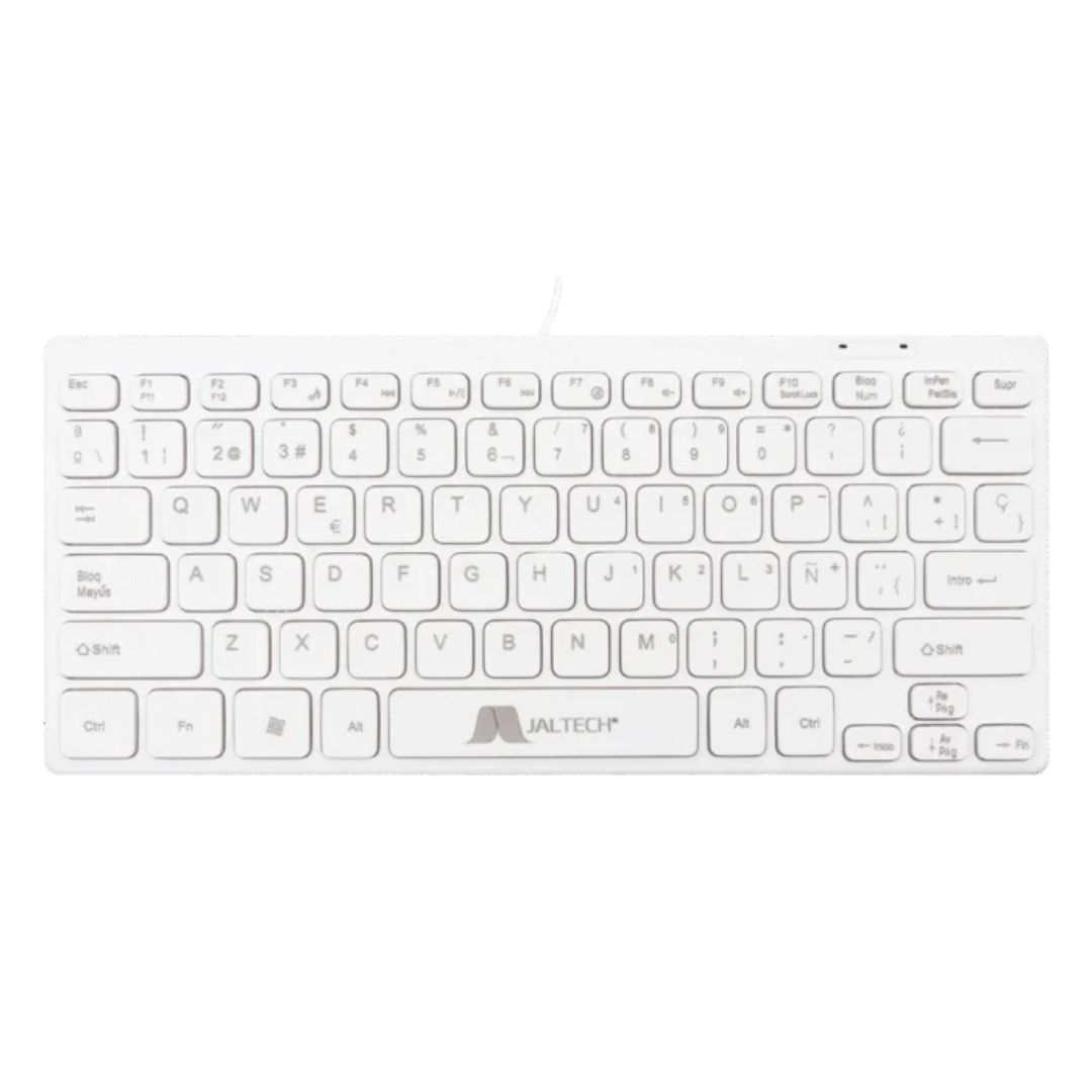 Teclado Slim Blanco Cable Usb K1000 11436 img #2