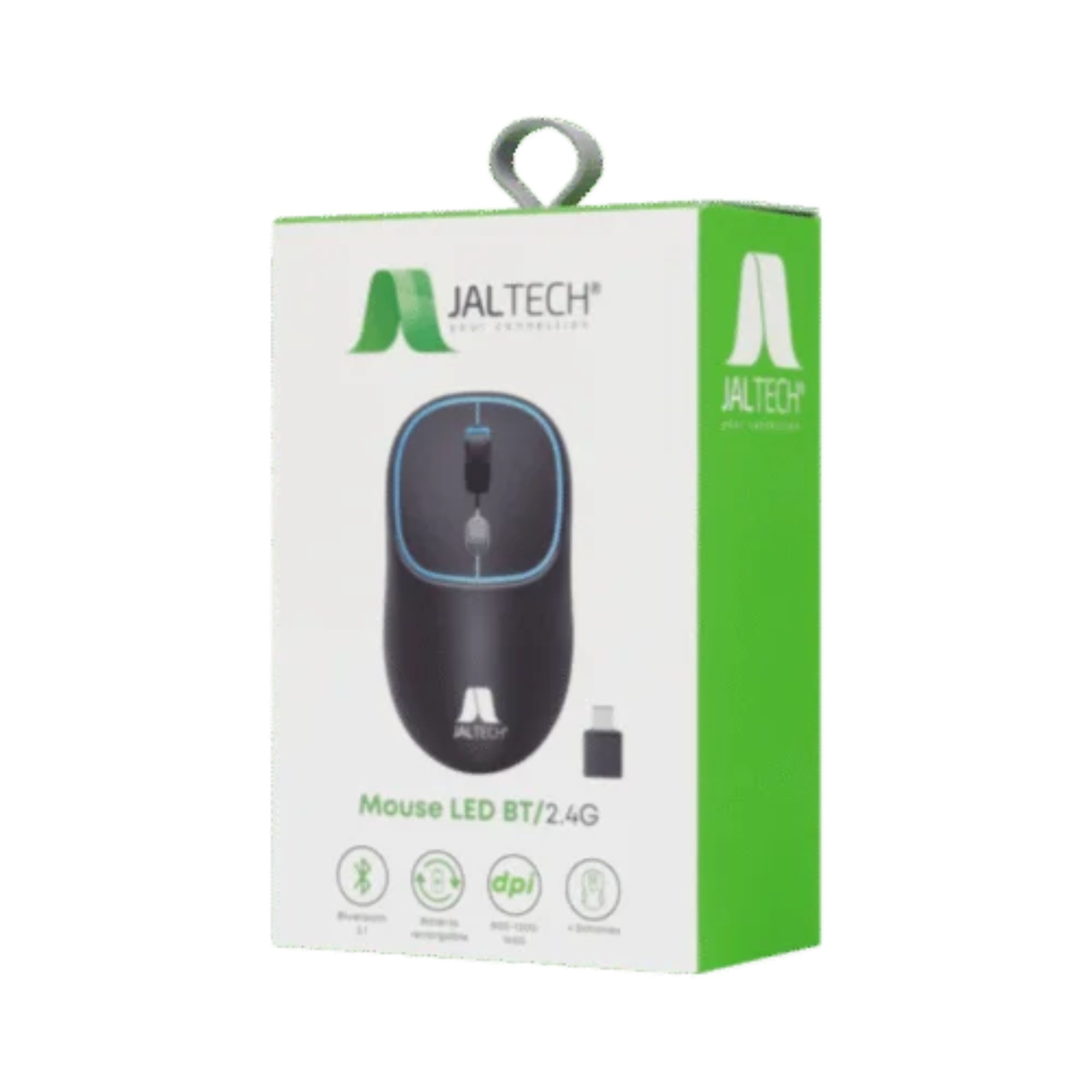 Mouse Inalambrico Jaltech Led Bt/2.4 G618 Negro 11775 img #2