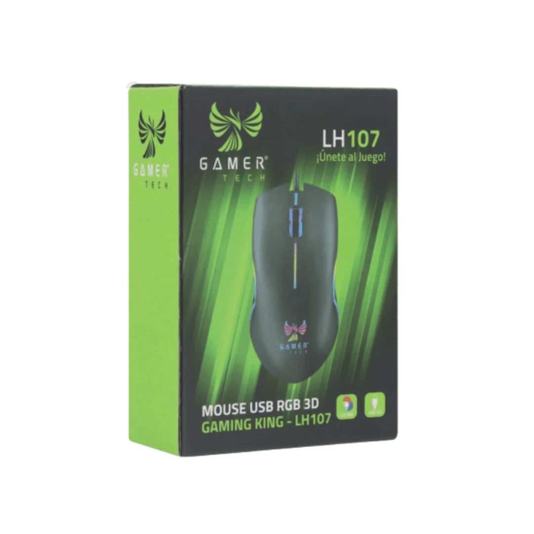 Mouse Usb Rgb 3d Gaming King Lh107 11680 img #5