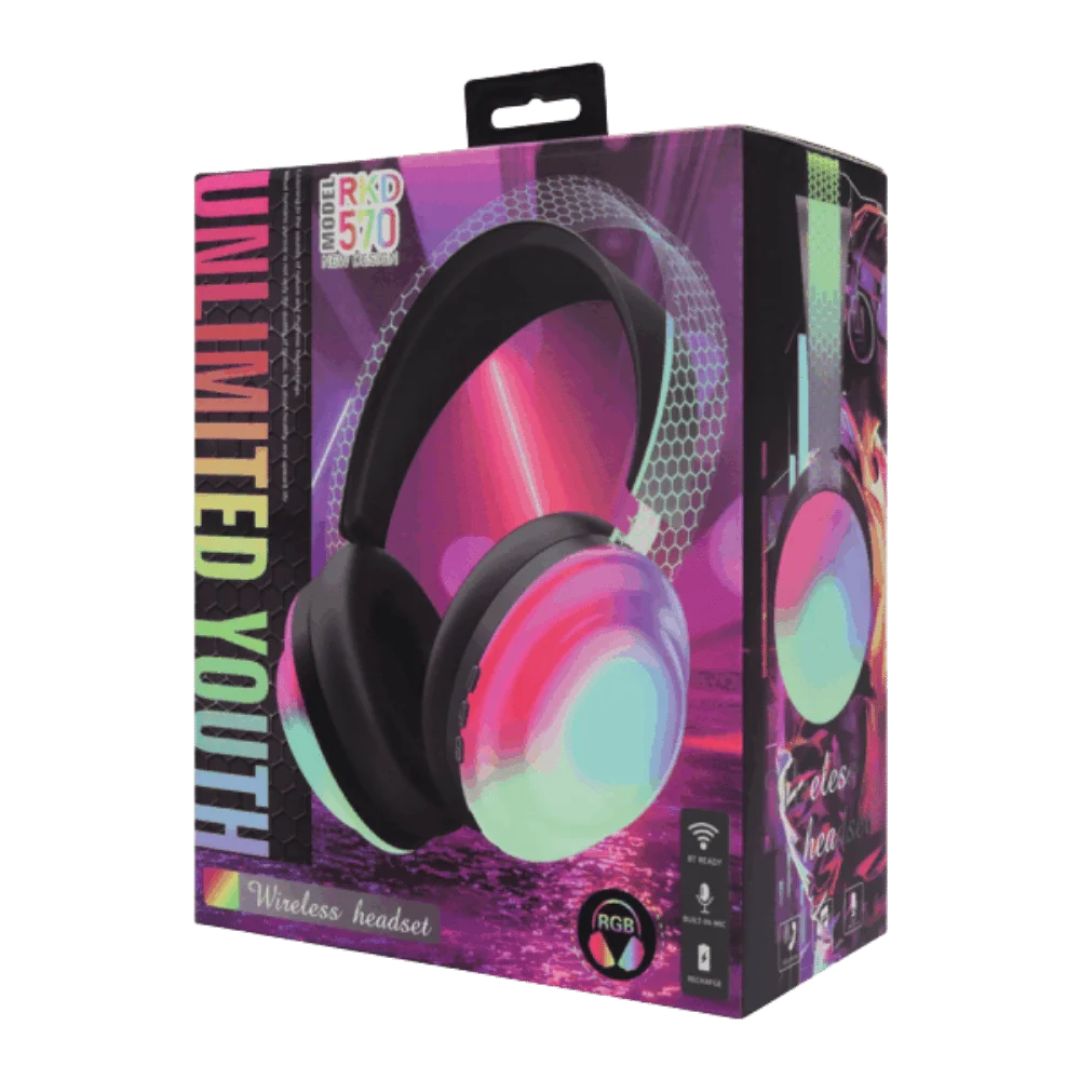 Audifonos Diadema Bt Full Rgb Rkd570 30800 img #3
