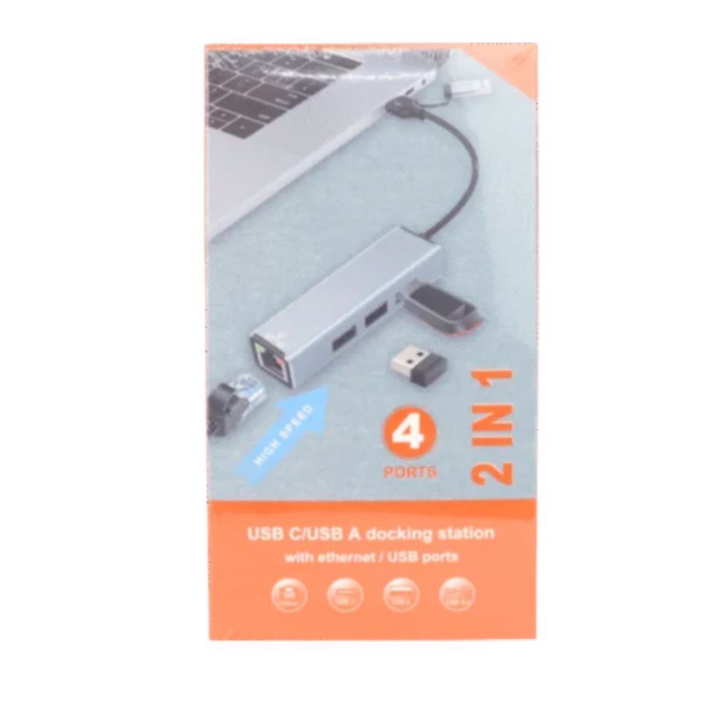Hub Usb Tipo C Dual Rj45 Lh032 11228 img #2