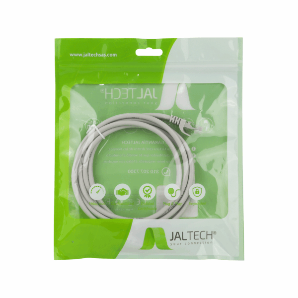 Cable De Red Jaltech Cat.6 5mts 100% Cobre 11380 img #3