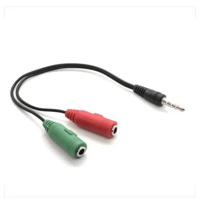 Cable Adapt. 3.5mm A Mic Y Audio B528 img #1