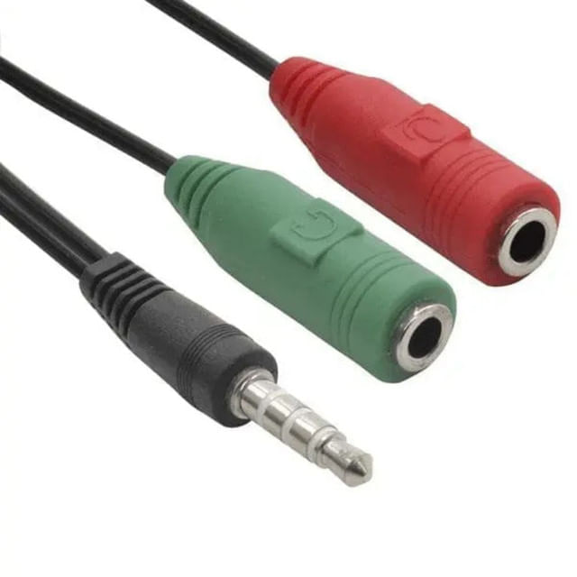 Cable Adapt. 3.5mm A Mic Y Audio B528 img #2