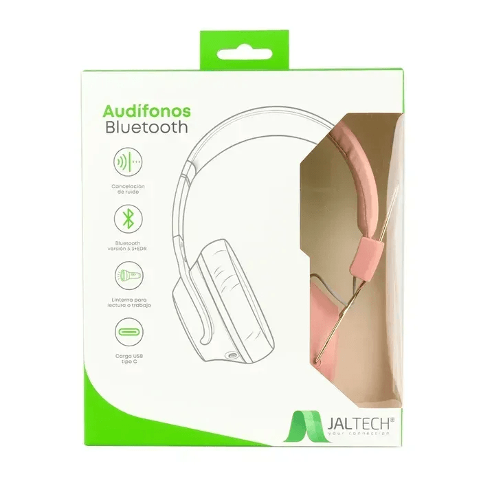 Audifonos Bluetooth Top Led - Jalb63 Rosa img #5