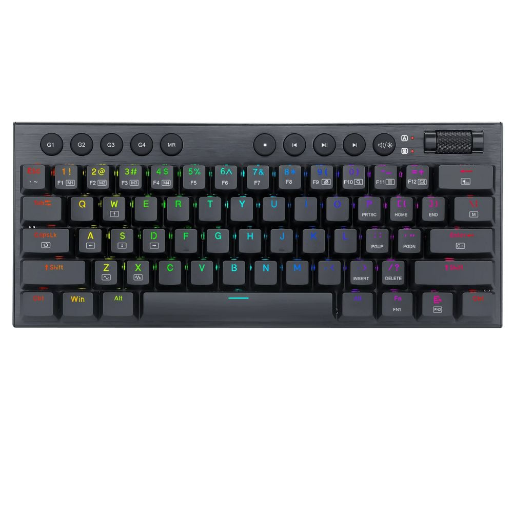 Teclado Usb Redragon K632 Pro Switch Rojo En Ingles (Negro) img #1