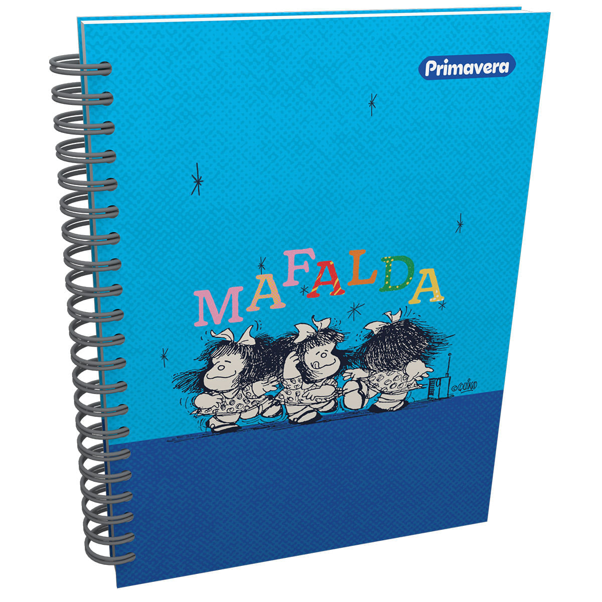 Cuaderno Argollado Grande Multimaterias Mafalda Bailando img #1