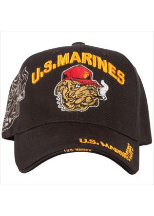 Gorra Militar Beisbolera Us Marines Original Color Negro.