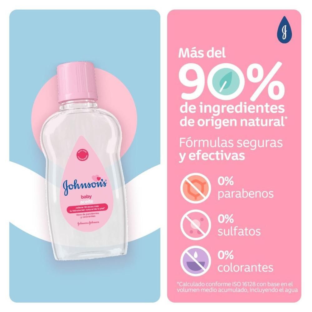 Aceite corporal JOHNSON S para bebé original (100  ml) img #4