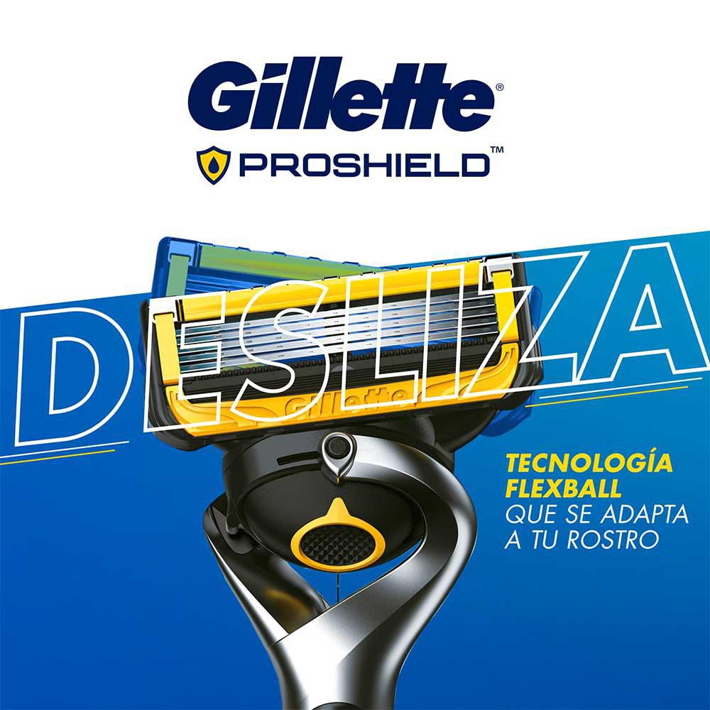 Repuesto cuchilla de afeitar FUSION gillette proshield (4  und) img #4