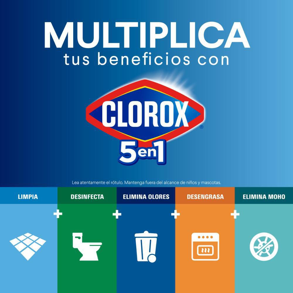 Blanqueador CLOROX gel magia floral (500  ml) img #3