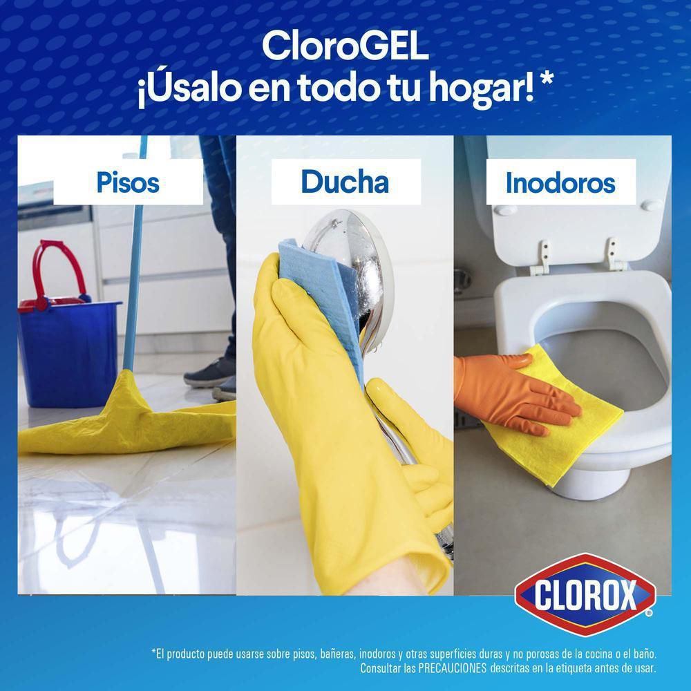 Blanqueador CLOROX gel magia floral (500  ml) img #6
