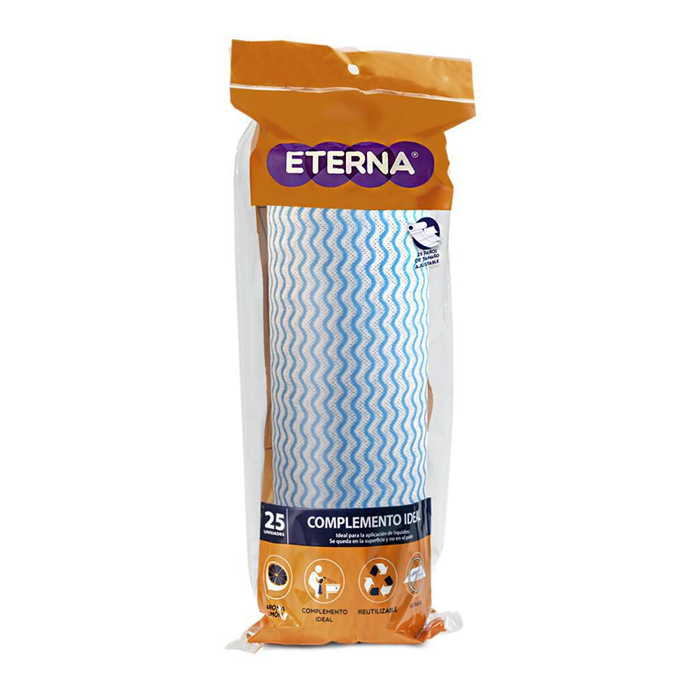 Paños ETERNA hogar, en rollo (25  und) img #1
