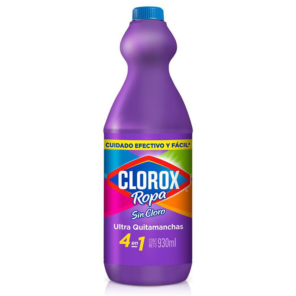 Quitamanchas sin cloro CLOROX 4 en 1 para ropa color (930  ml) img #1