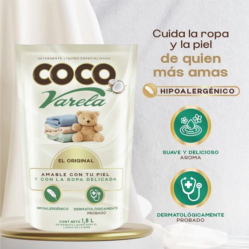 Detergente líquido COCO VARELA coco (1800  ml)