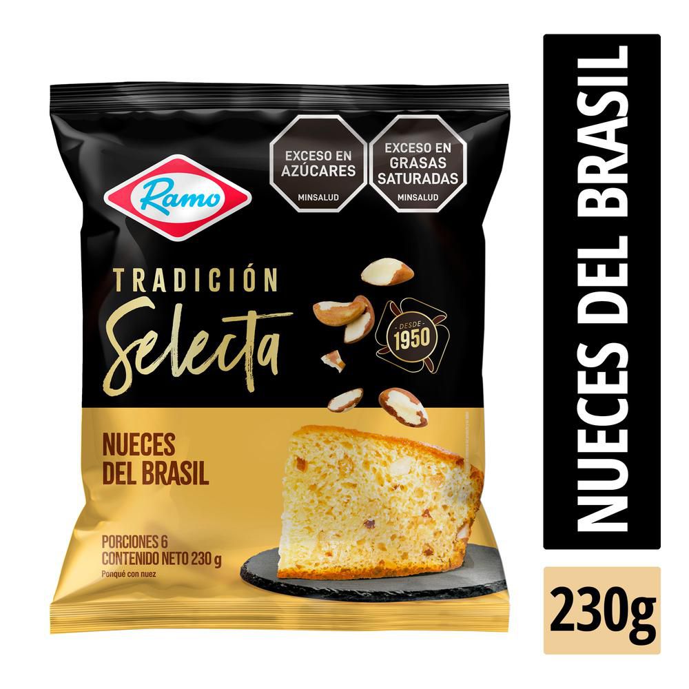 Ponqué RAMO Tradición Selecta Nueces  (230  gr) img #1
