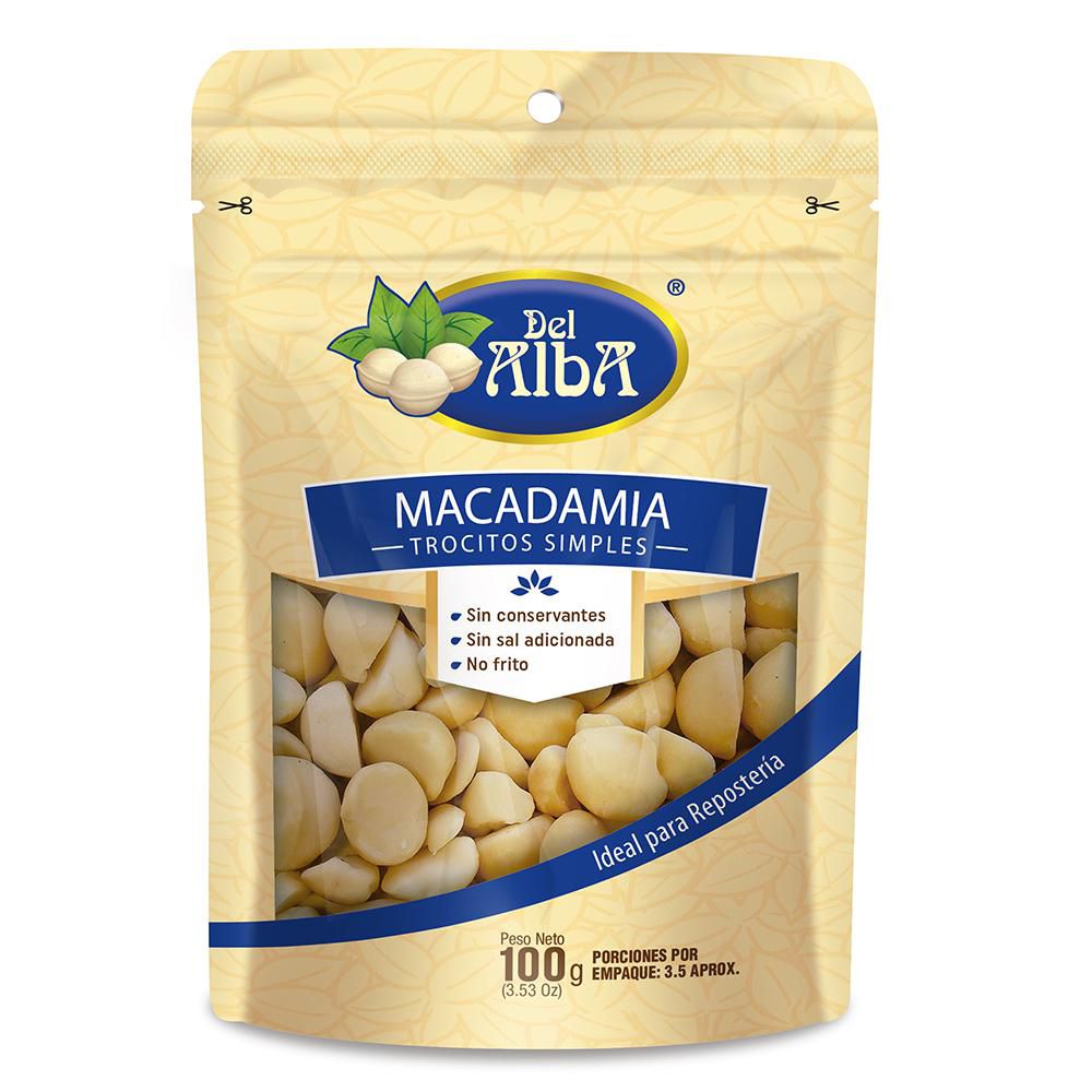 Macadamia DEL ALBA trocitos simples (100  gr) img #1