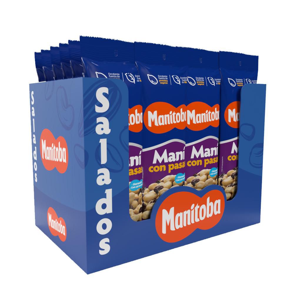 Maní MANITOBA con pasas (1200  gr) img #1