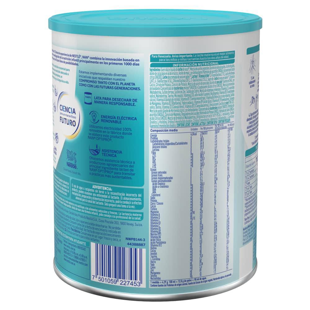 Fórmula infantil NAN optipro 1 lata (400  gr) img #3