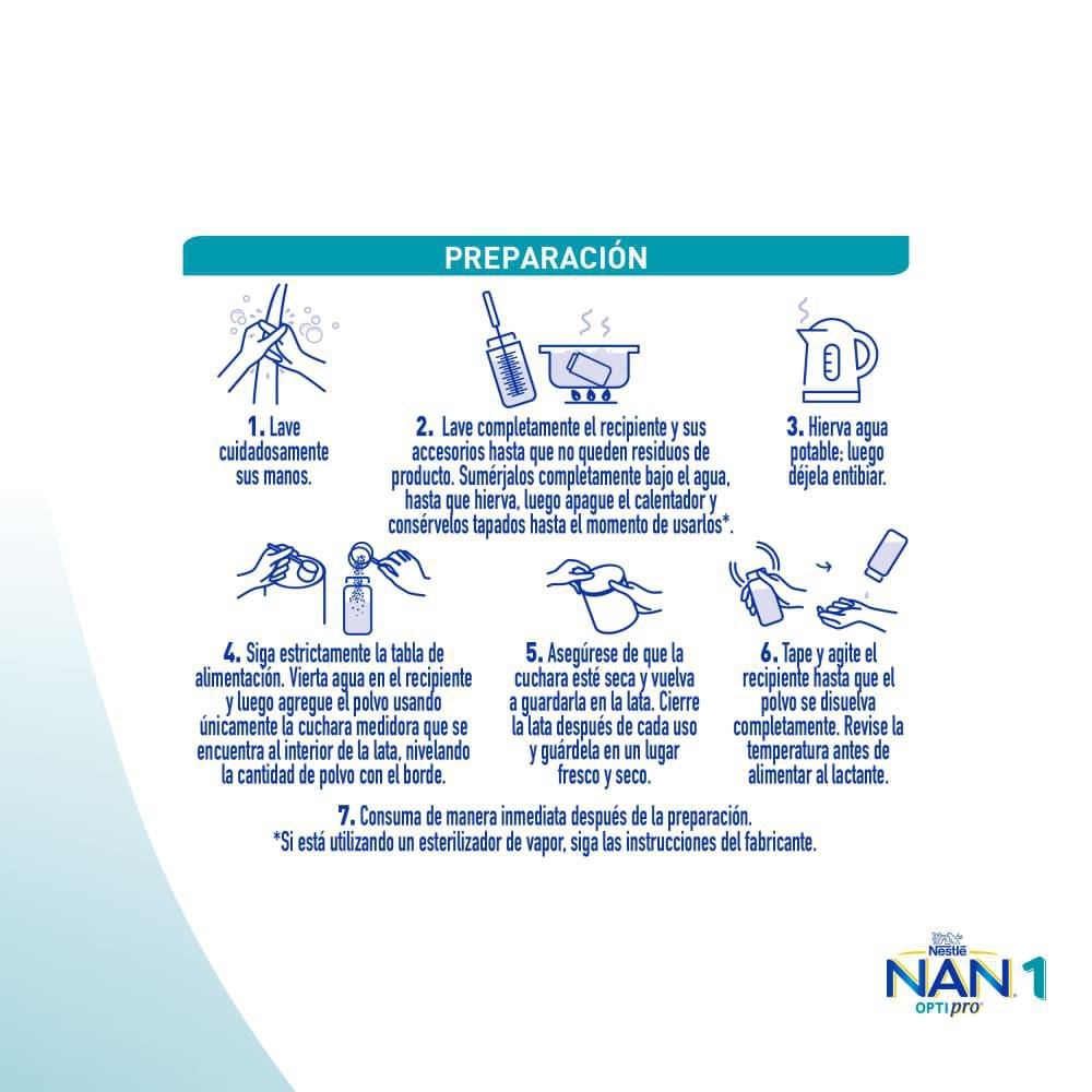 Fórmula infantil NAN optipro 1 lata (400  gr) img #5