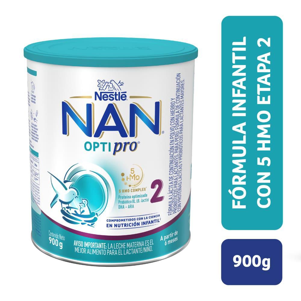 Fórmula infantil NAN optipro 2 lata (900  gr) img #1