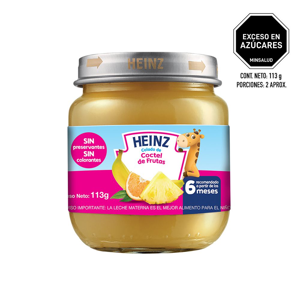 Compota HEINZ coctel de frutas (113  ml) img #1