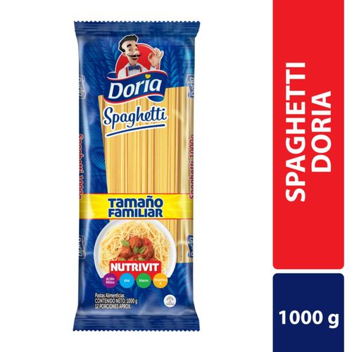 Pastas DORIA spaghetti clásico (1000  gr)