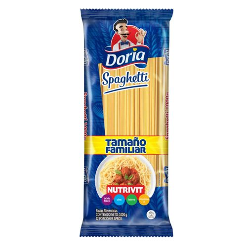 Pastas DORIA spaghetti clásico (1000  gr)