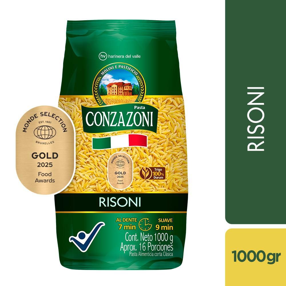 Pastas CONZAZONI corta risoni (1000  gr) img #1