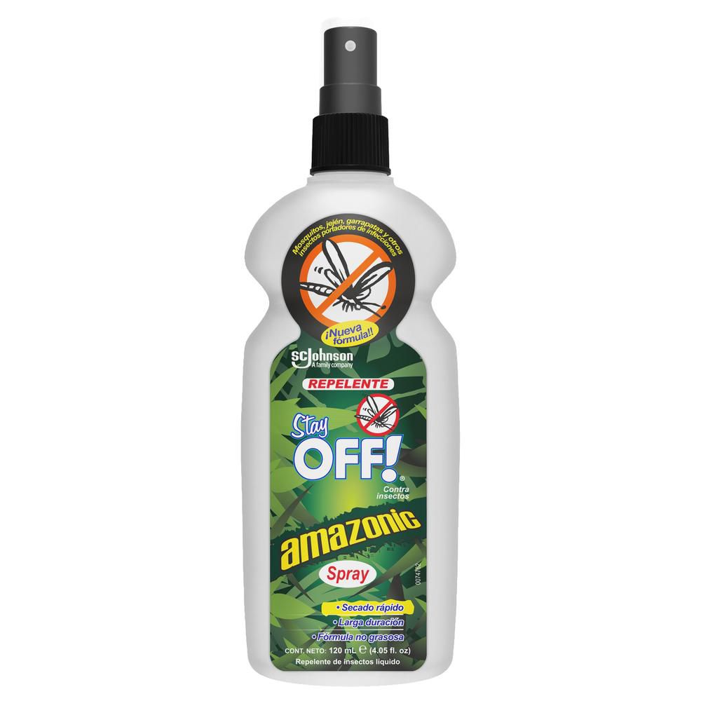 Repelente STAY OFF de insectos amazonic en spray (120  ml) img #1
