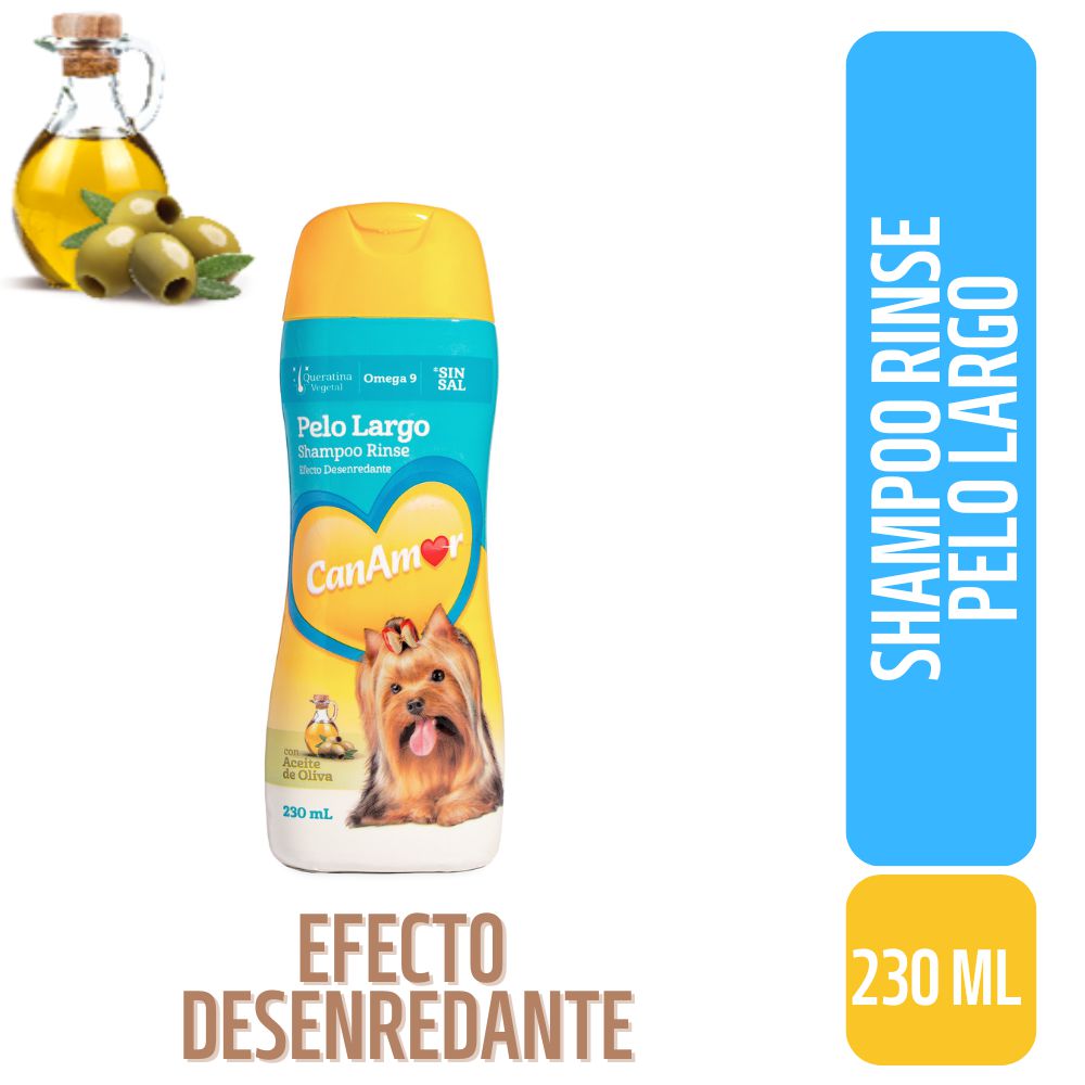 Shampoo para perros CAN AMOR enjuague pelo largo (230  ml) img #1