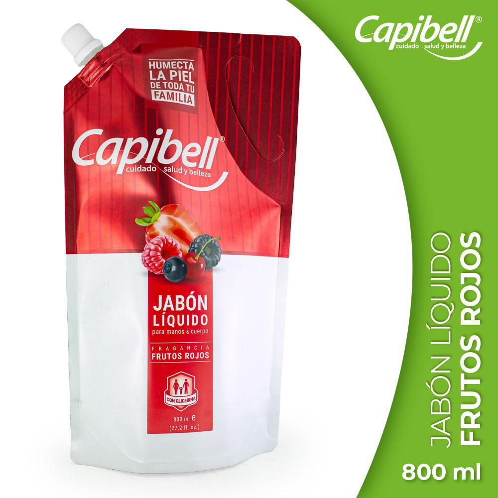 Jabón líquido CAPIBELL frutos rojos (800  ml) img #1