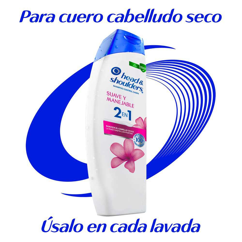 Shampoo H&S 2 en 1 suave y manejable (750  ml) img #4