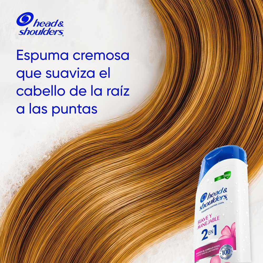 Shampoo H&S 2 en 1 suave y manejable (750  ml) img #5