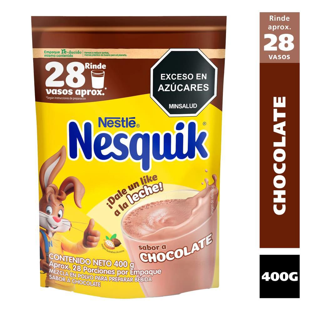 Bebida achocolatada NESQUIK sabor a chocolate (400  gr) img #1