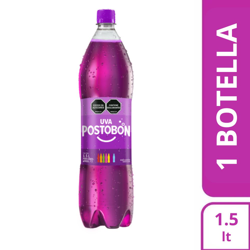 Gaseosa POSTOBON uva botella (1500  ml) img #1