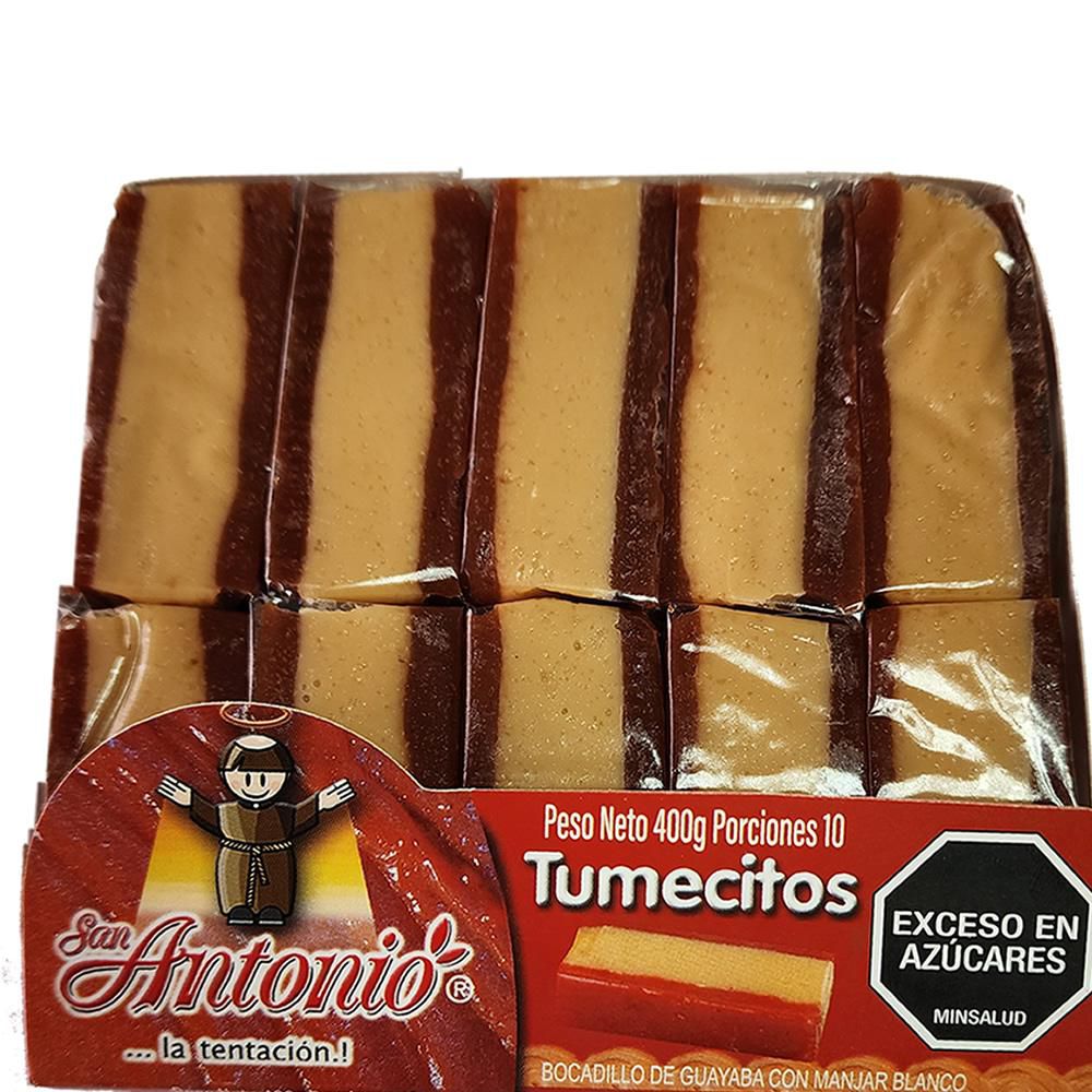 Bocadillo SAN ANTONIO tumecitos con manjar blanco (400  gr) img #1